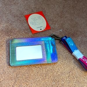 Ivory Ella Ombre Metallic Lanyard Rainbow Ombre  SALE 1 DAY  SALE